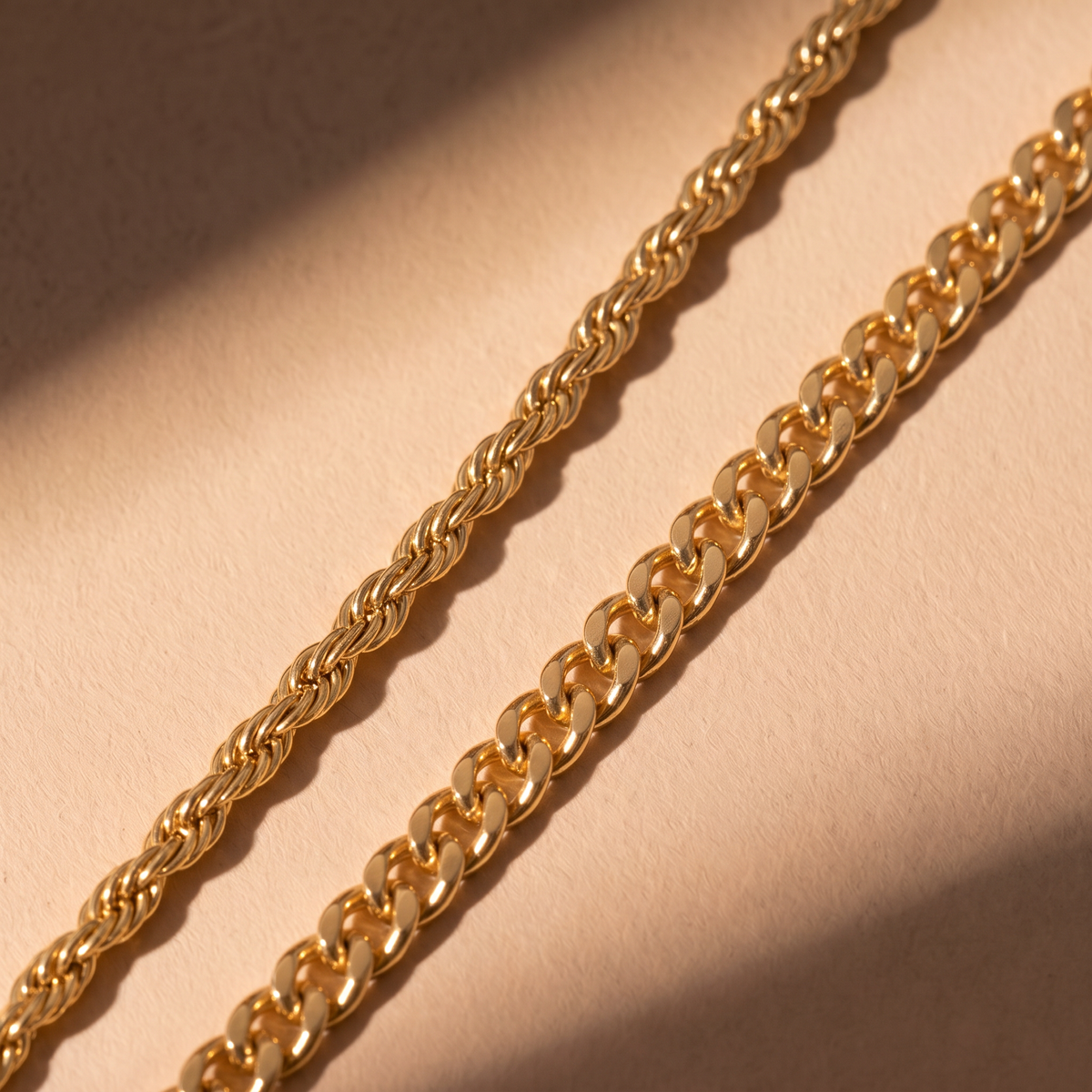 Cuban Layered Cross Necklace
