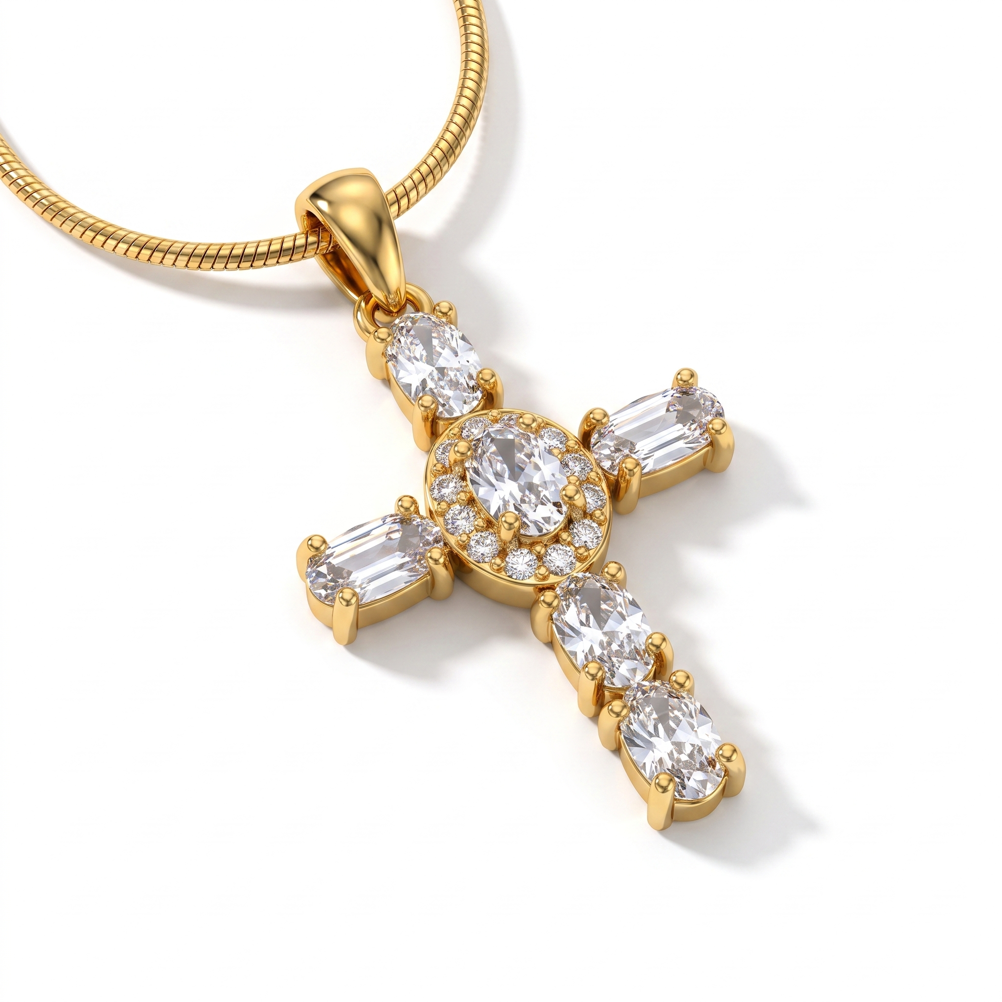 Divine Cross Necklace