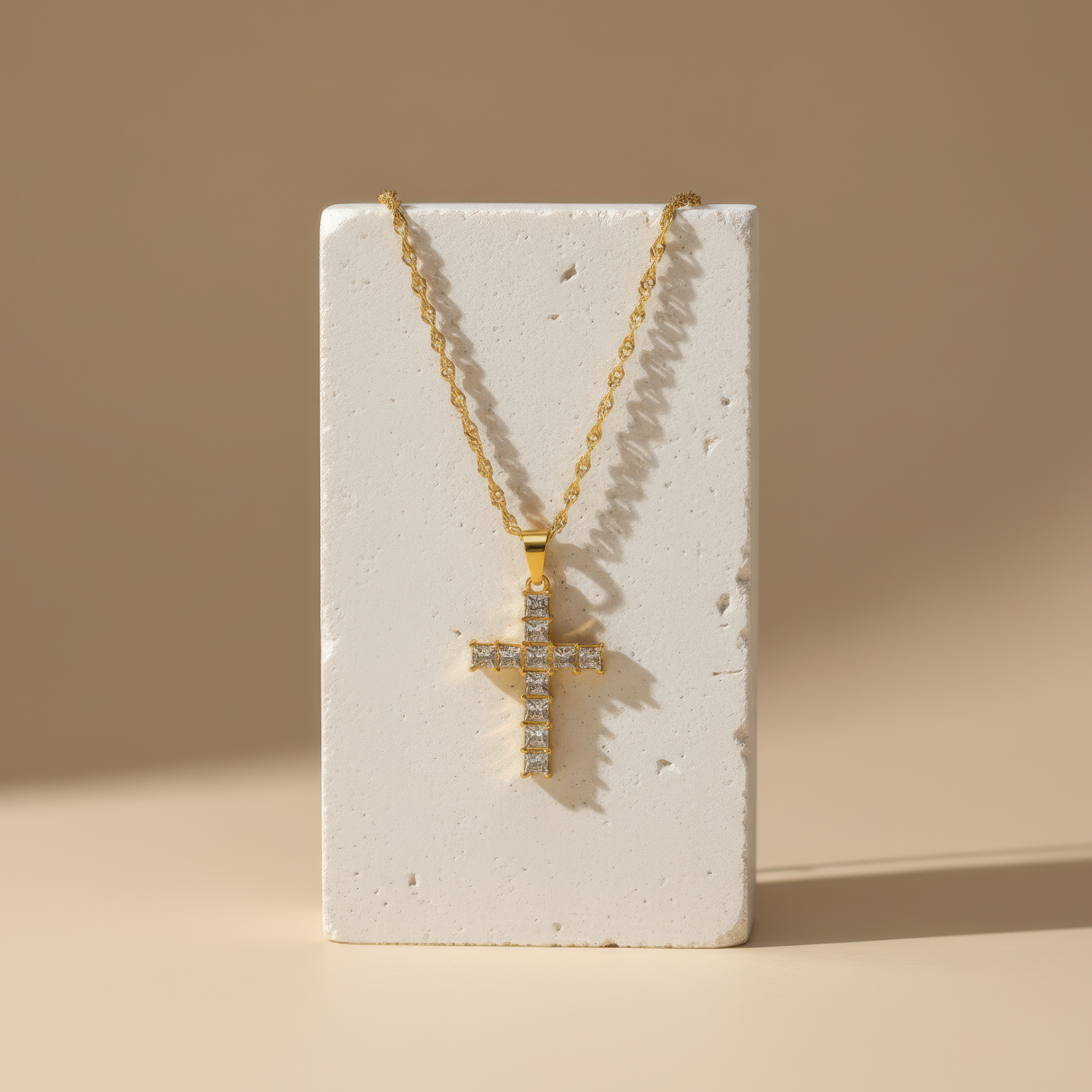 Prism Cross Necklace