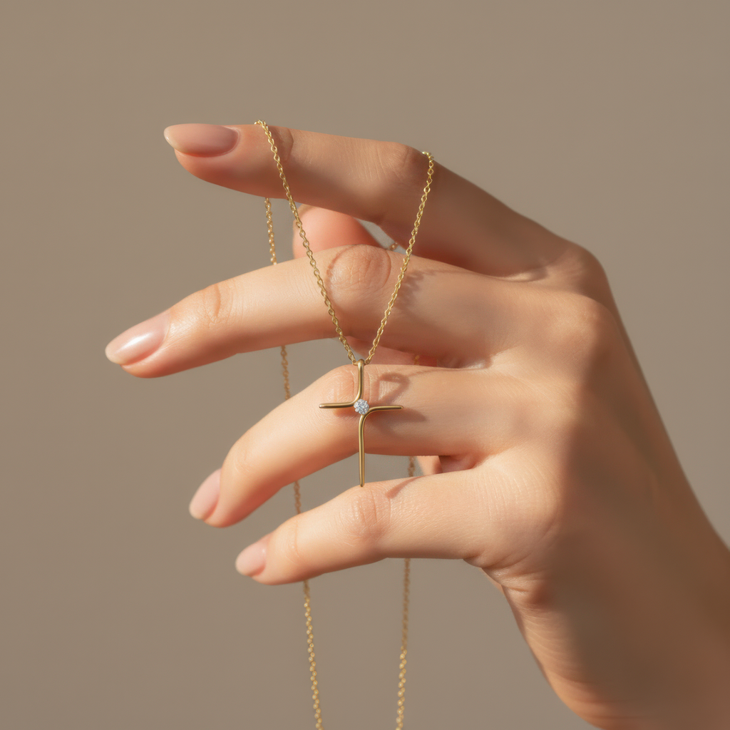 Core Cross Necklace