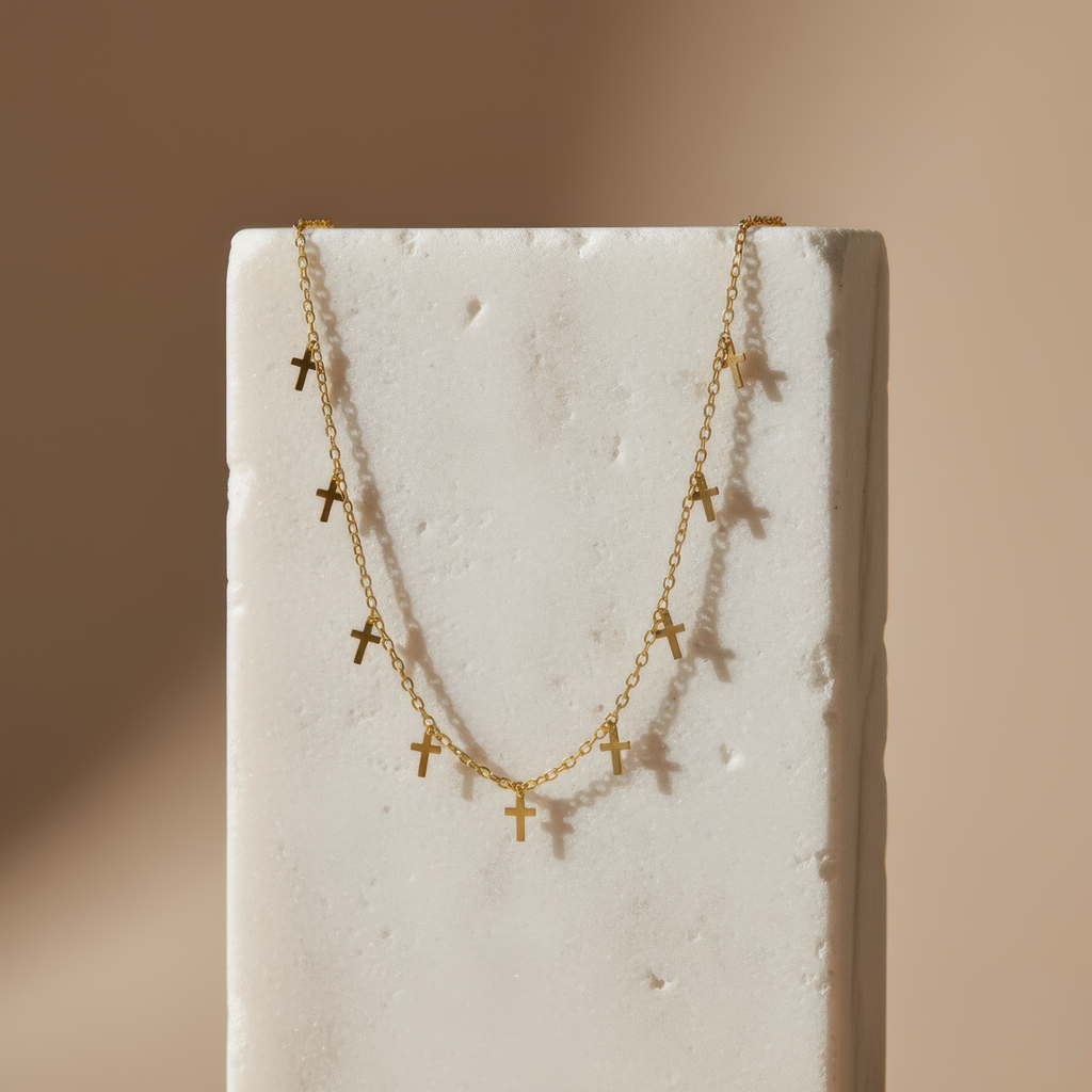 Mini Cross Necklace