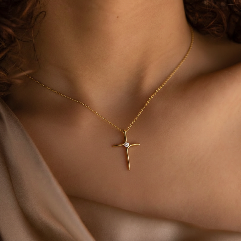 Core Cross Necklace
