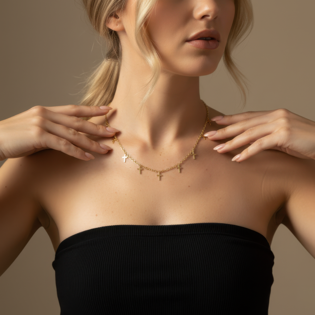 Mini Cross Necklace
