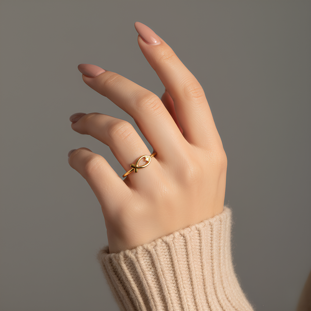 Jesus Fish Ring