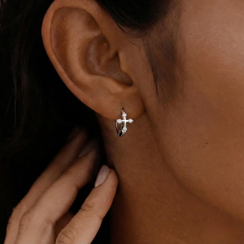 Mini Cross Hoops