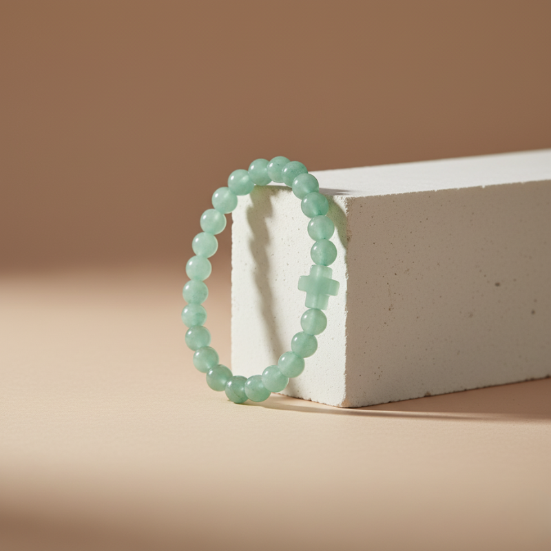 Green Cross Bracelet