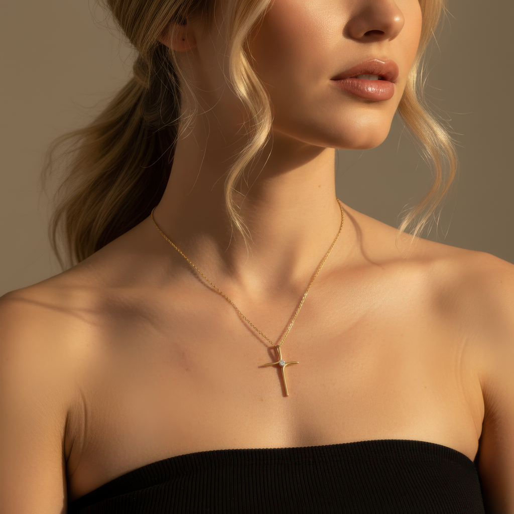 Core Cross Necklace