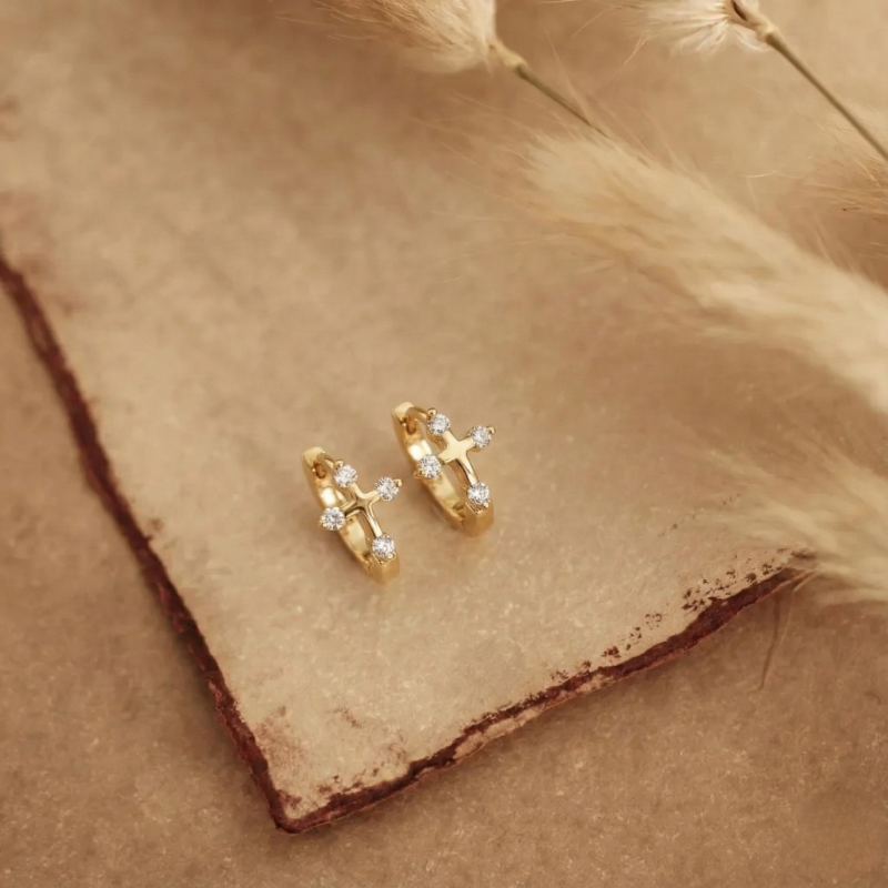 Mini Cross Hoops