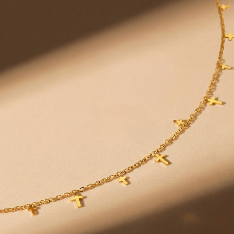 Mini Cross Necklace