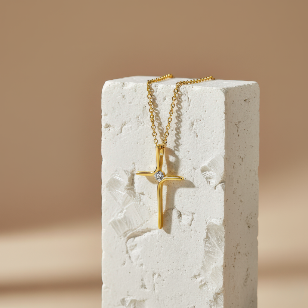Core Cross Necklace