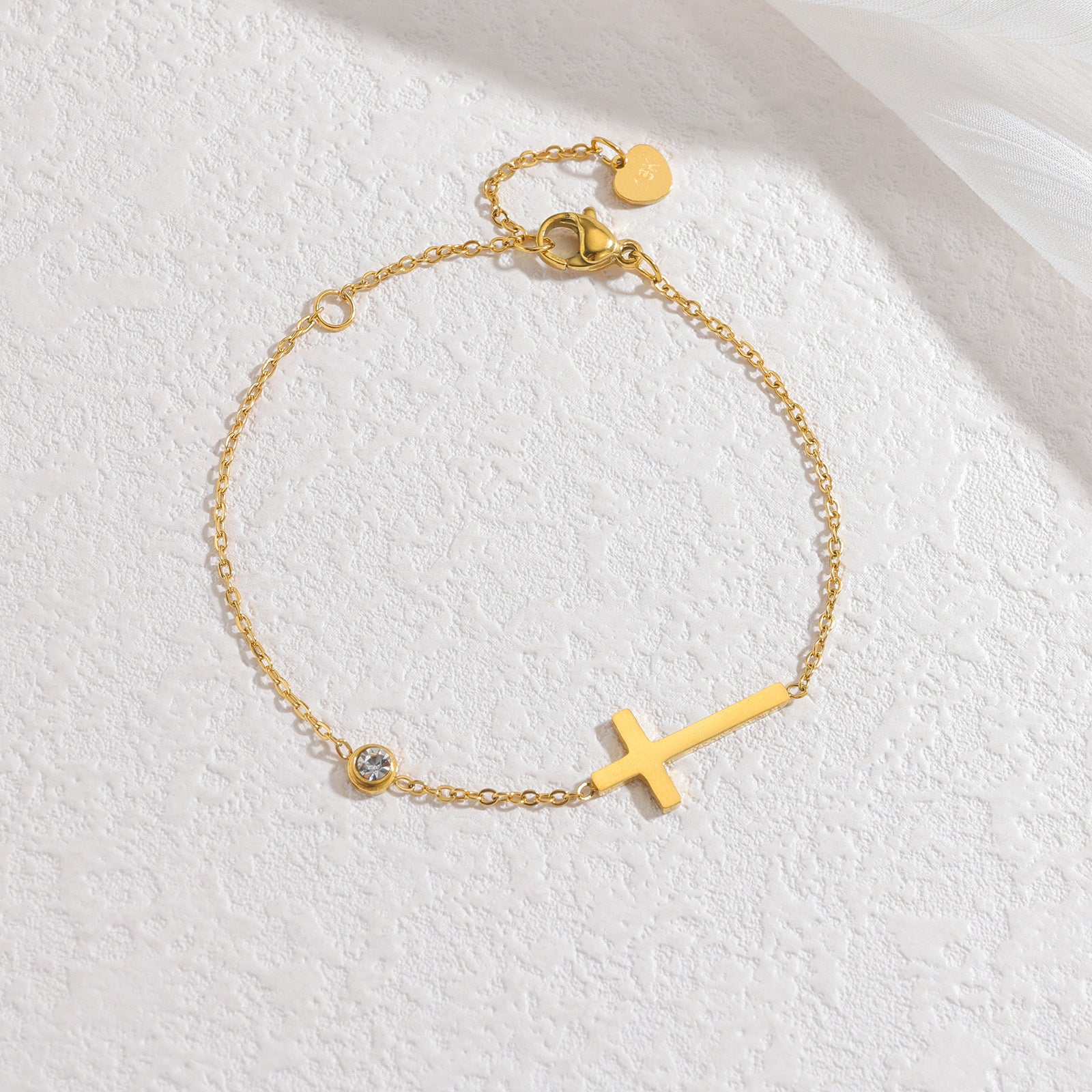 Classic Cross Charm Bracelet