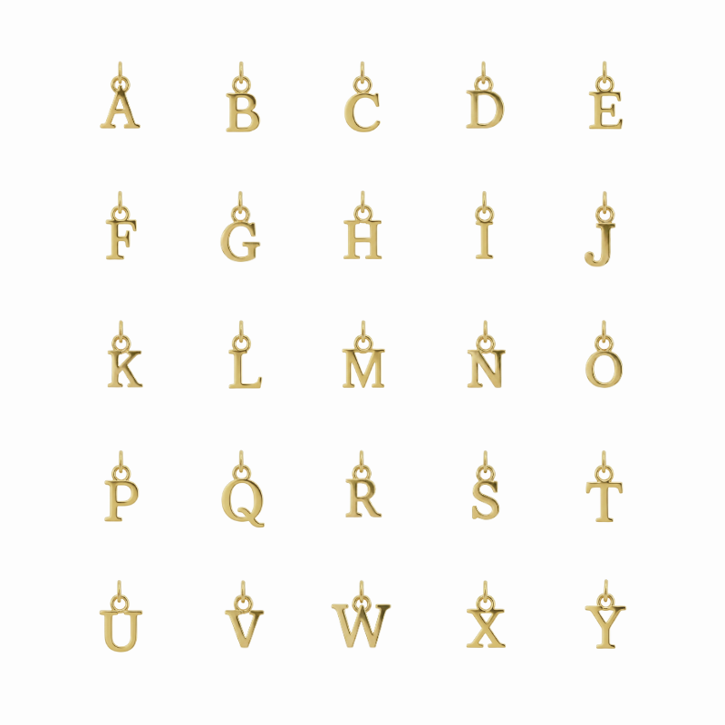 Initial Crystal Cross Necklace