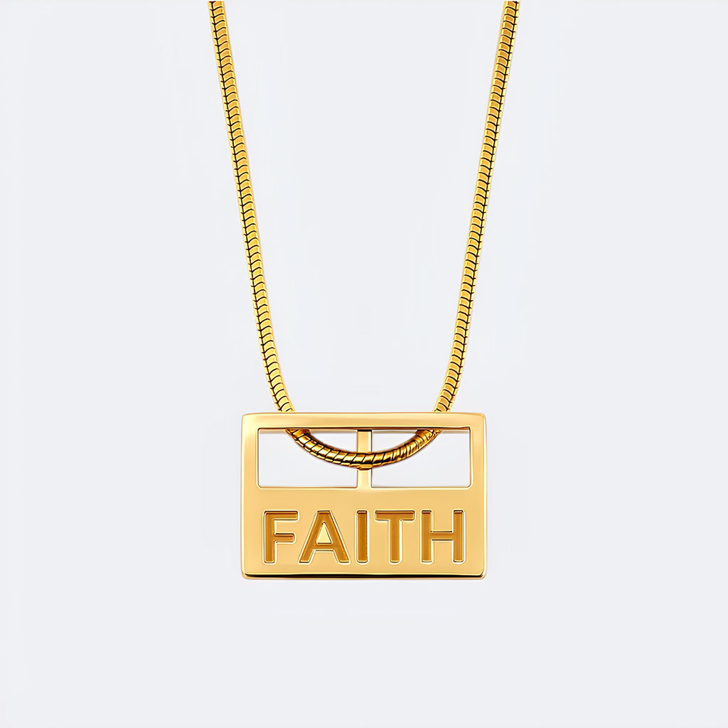 Faith Tag Necklace
