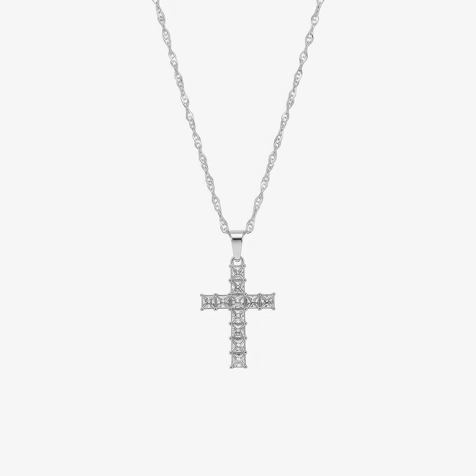 Prism Cross Necklace