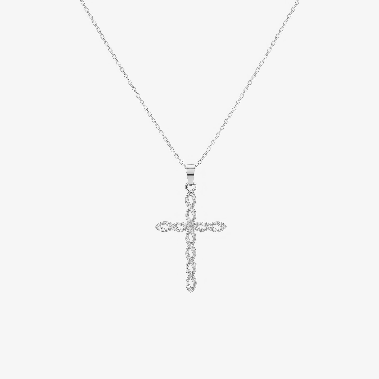Twisted Cross Necklace