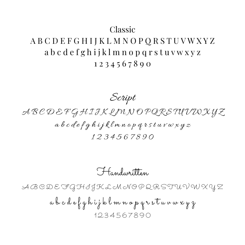 Birth Flower Engraved Necklace