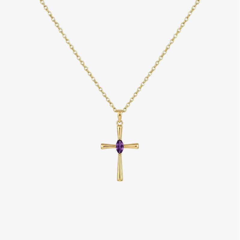 Birthstone Faith Necklace
