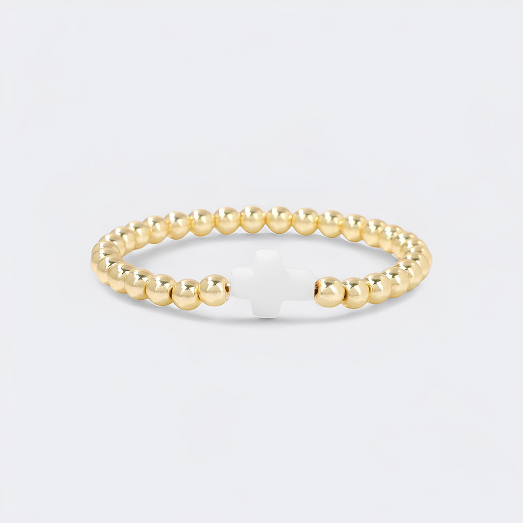 Gold Cross Bracelet
