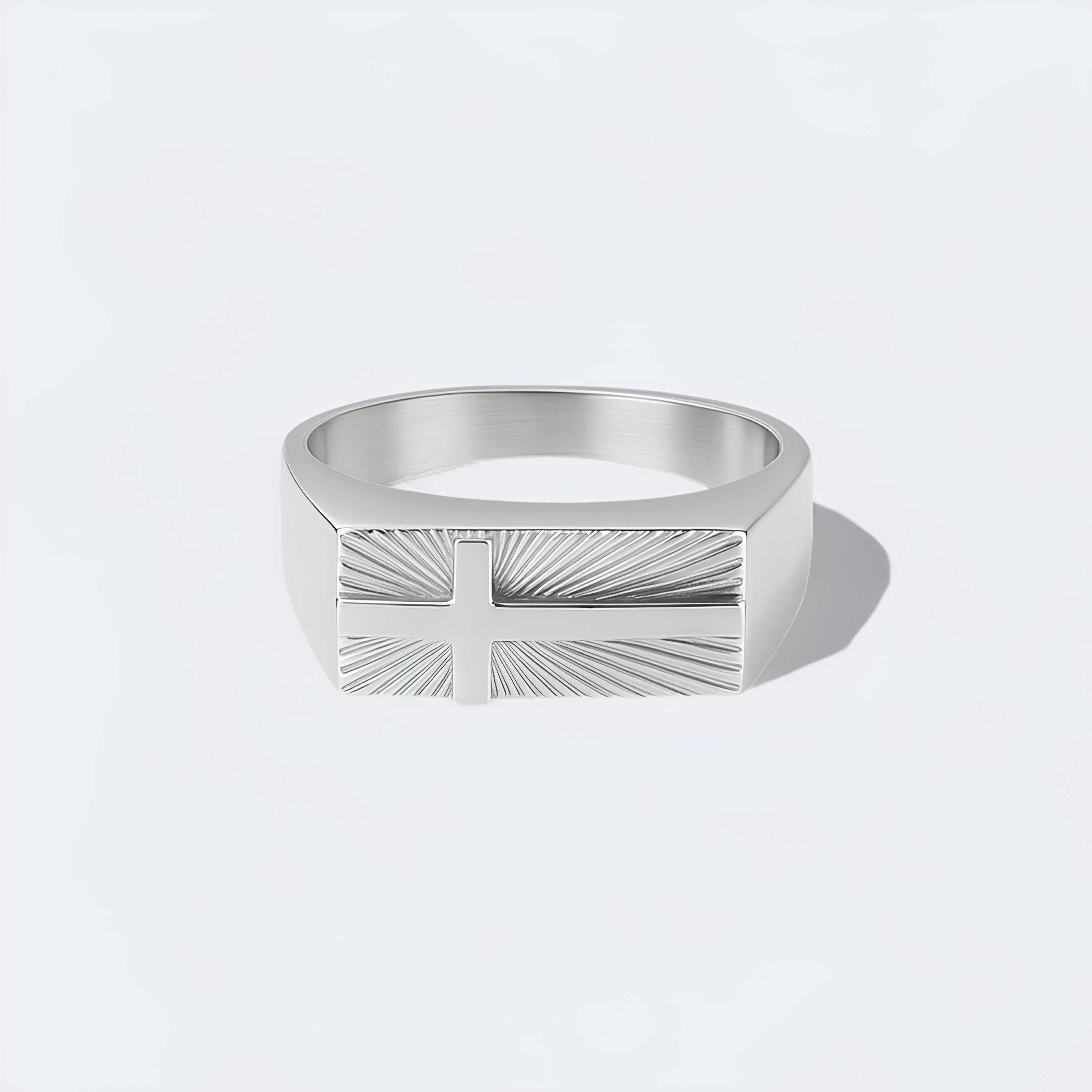 Cross Signet Ring