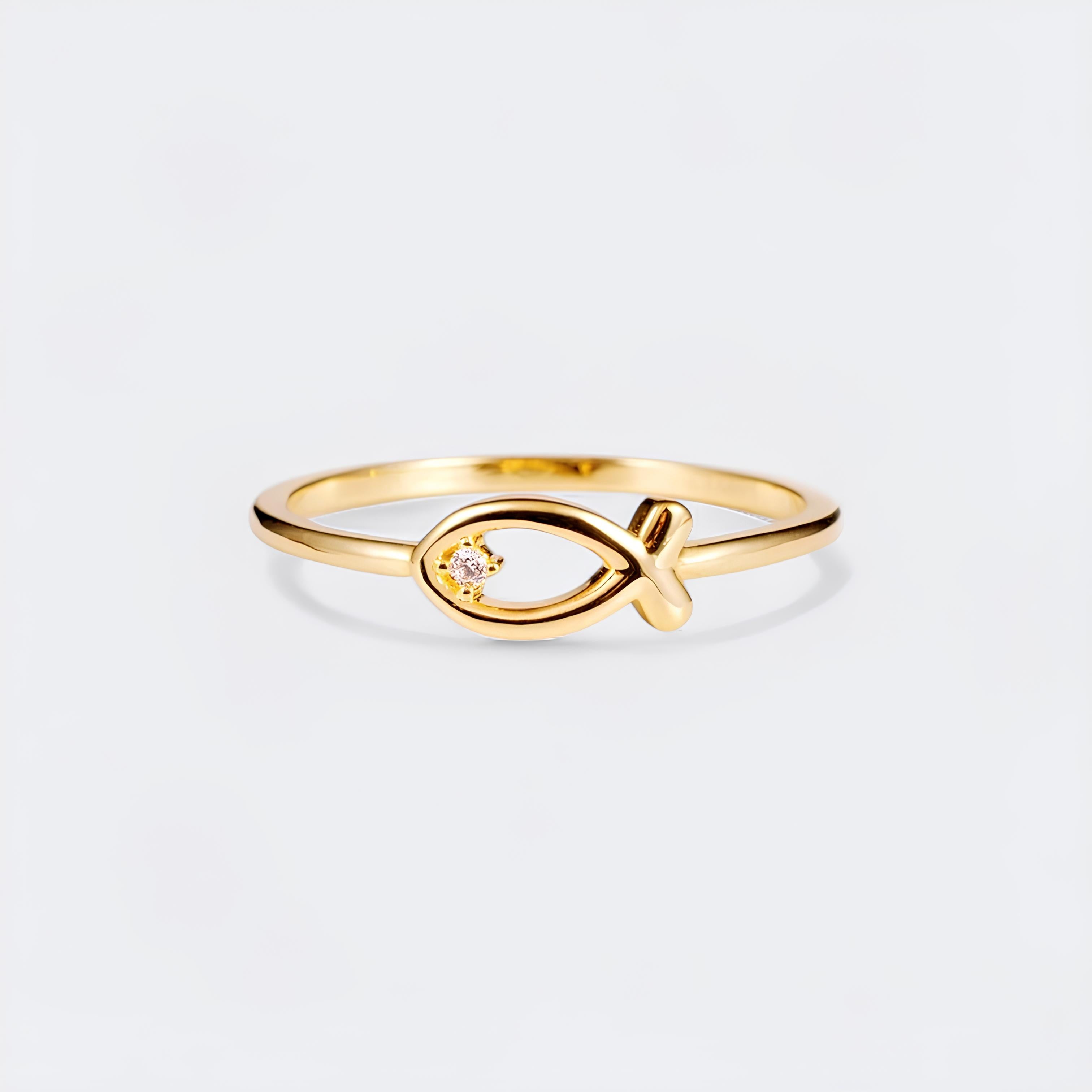 Jesus Fish Ring