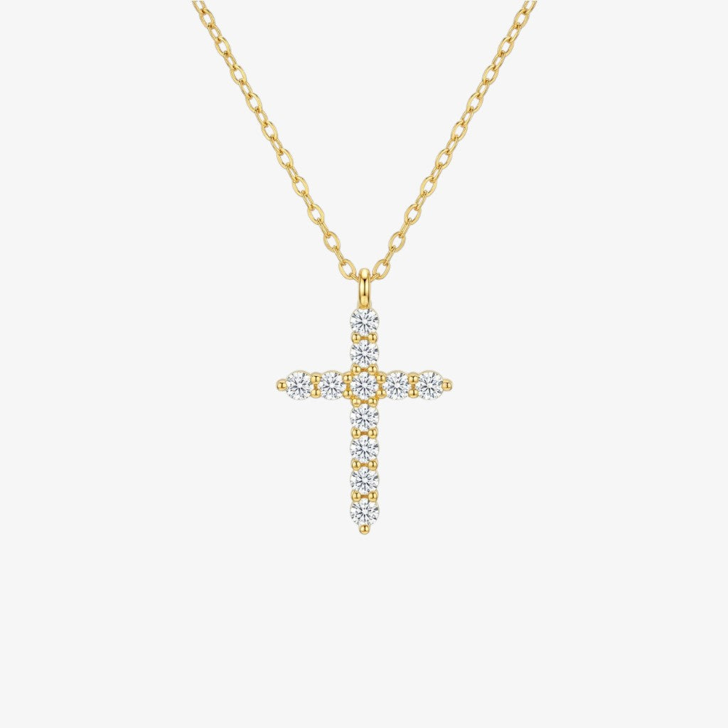 Crystal Cross Necklace