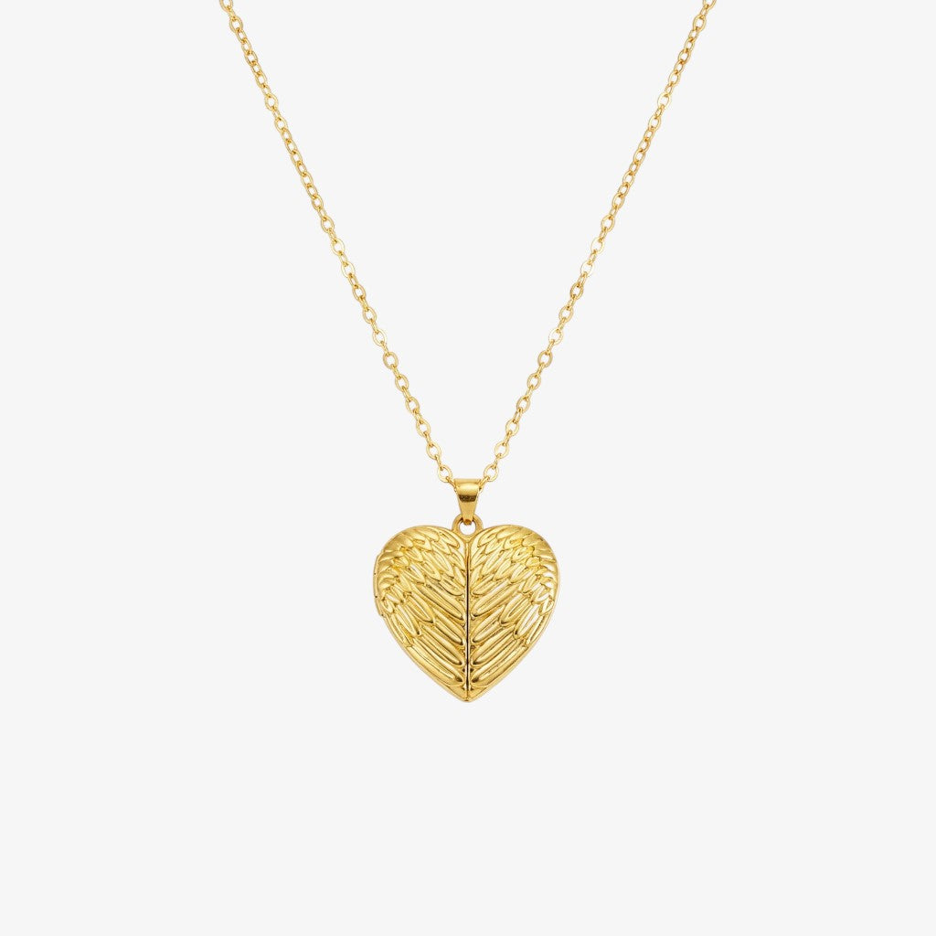 Angel Wings Locket Necklace