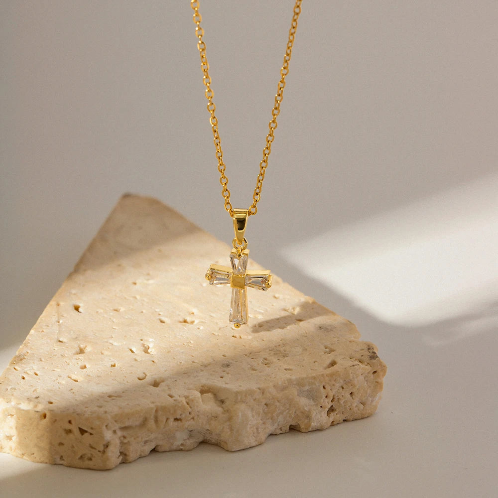 Sanctuary Cross Necklace