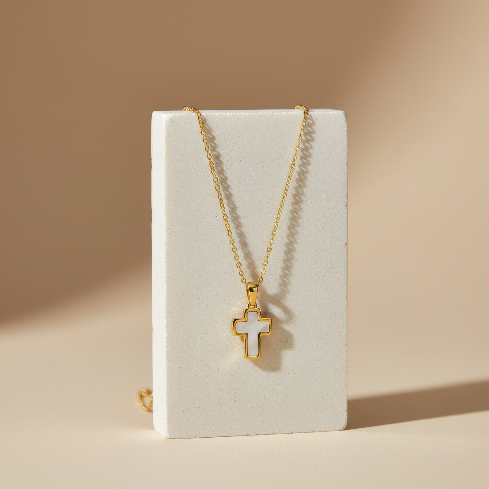 Shell Cross Necklace