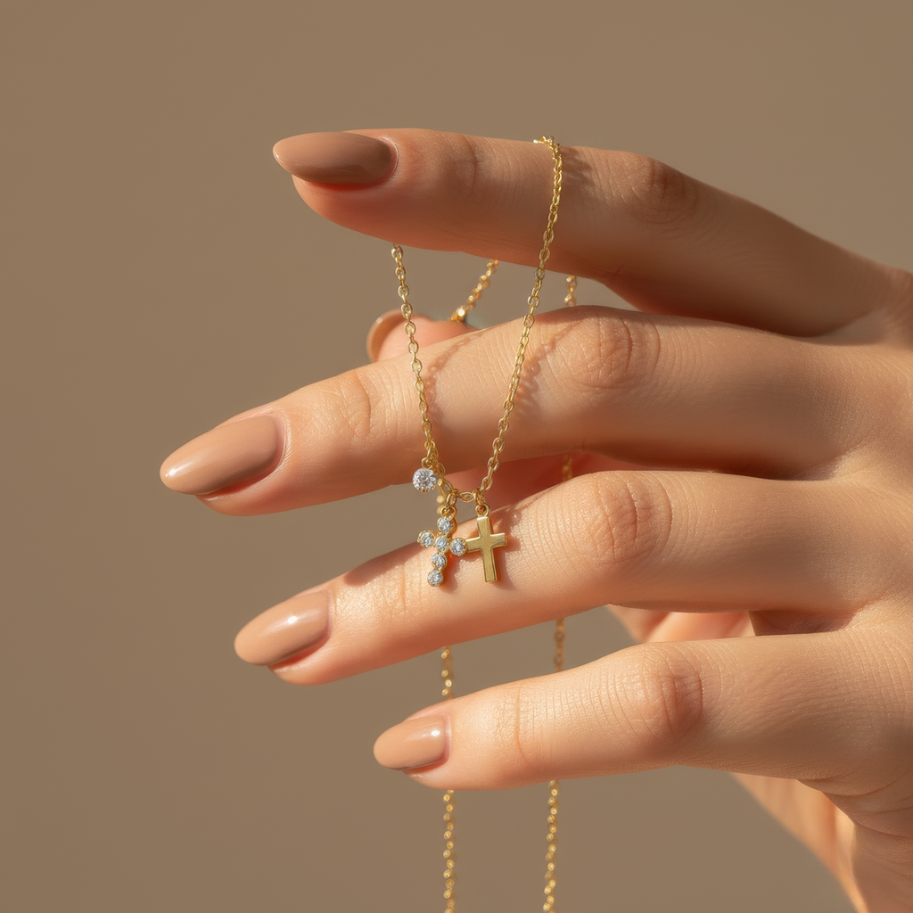 Charm Cross Necklace