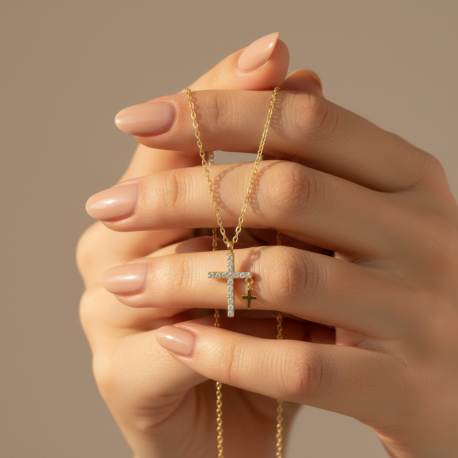 Dangle Cross Necklace