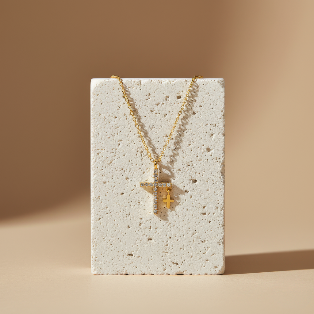 Dangle Cross Necklace
