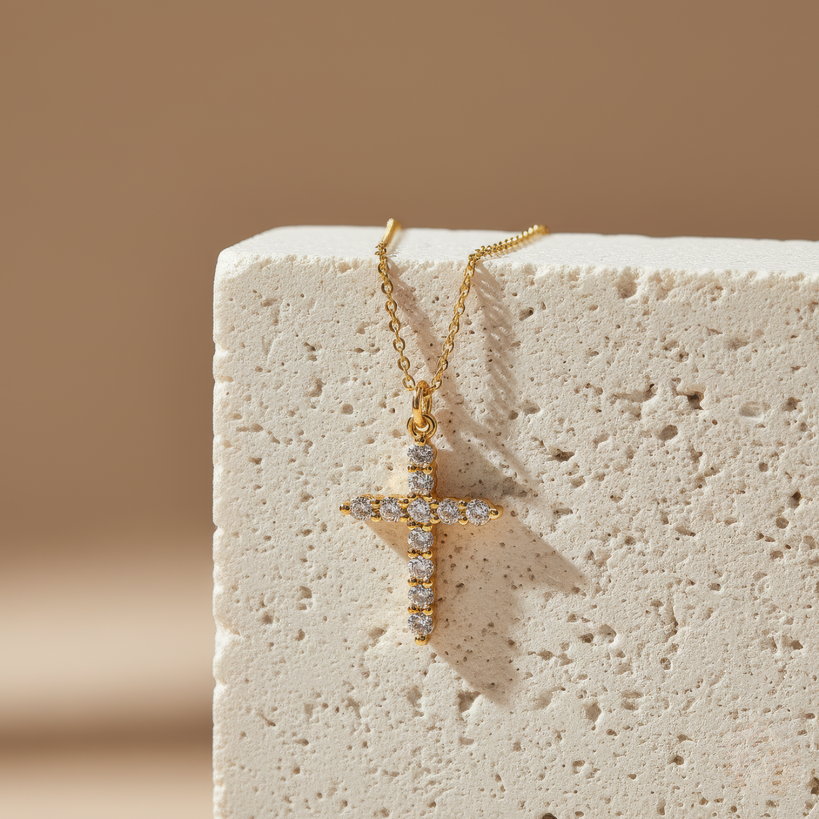 Crystal Cross Necklace