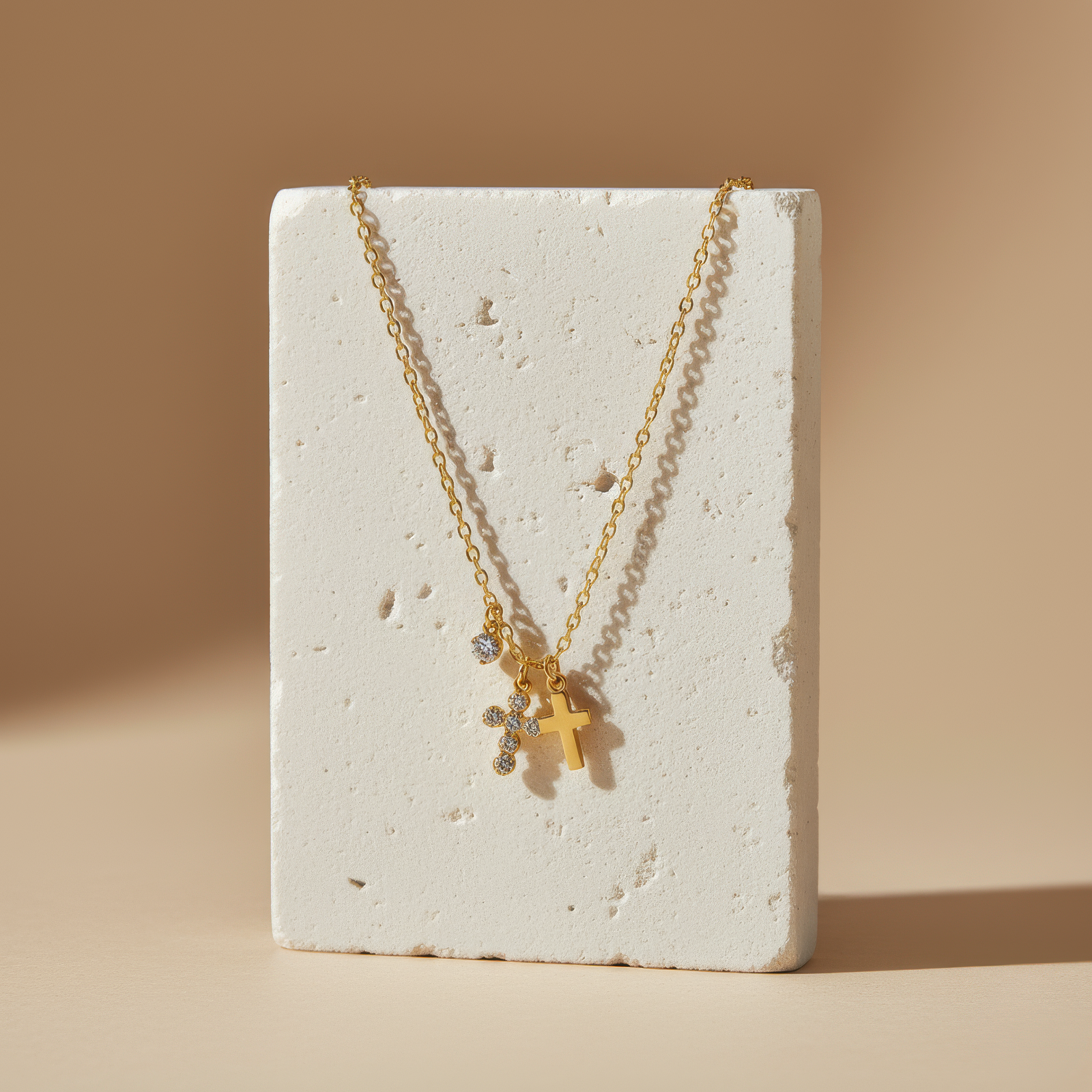 Charm Cross Necklace