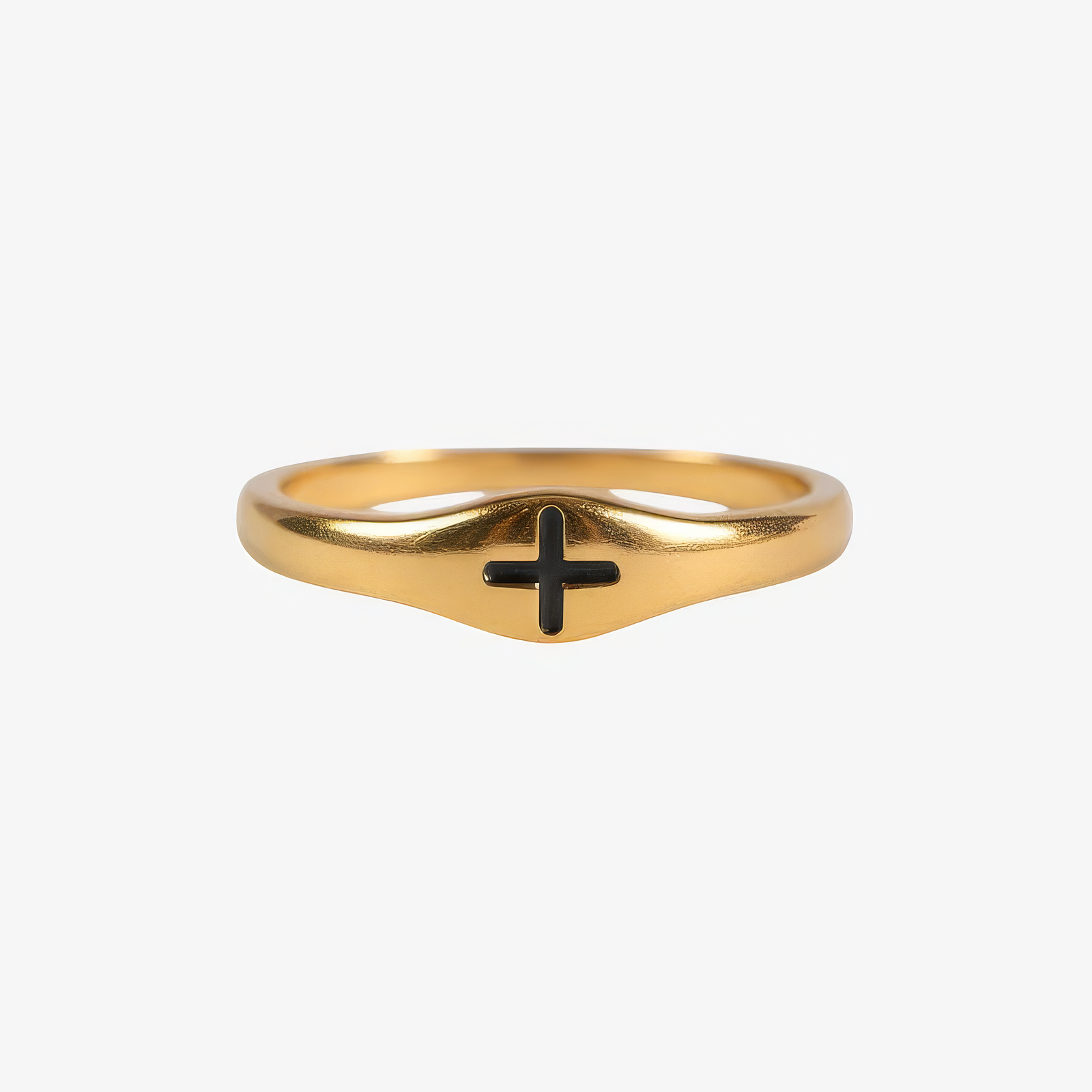 Dainty Cross Ring