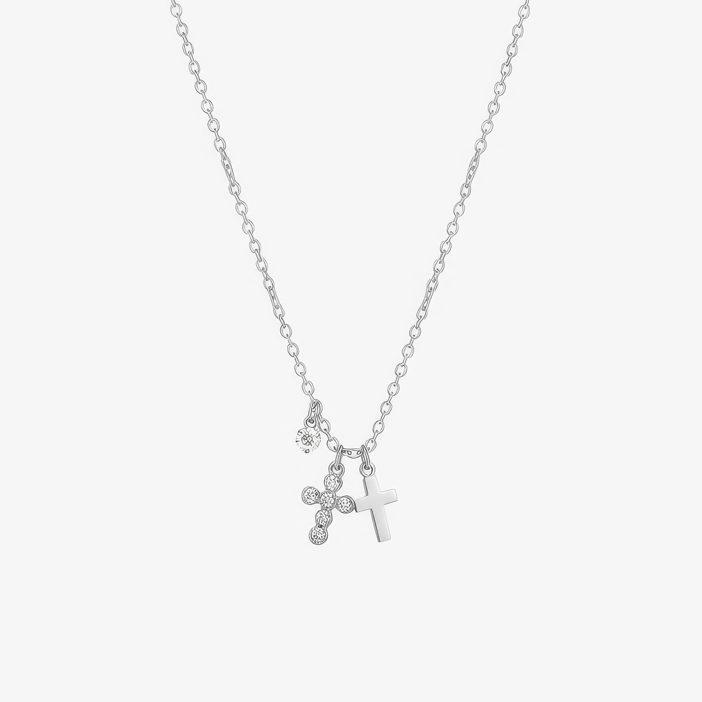 Charm Cross Necklace