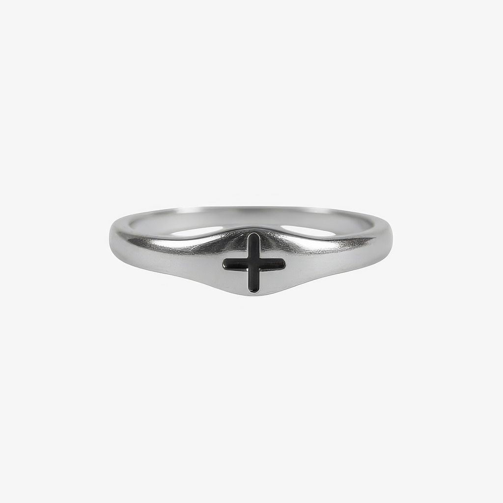 Dainty Cross Ring