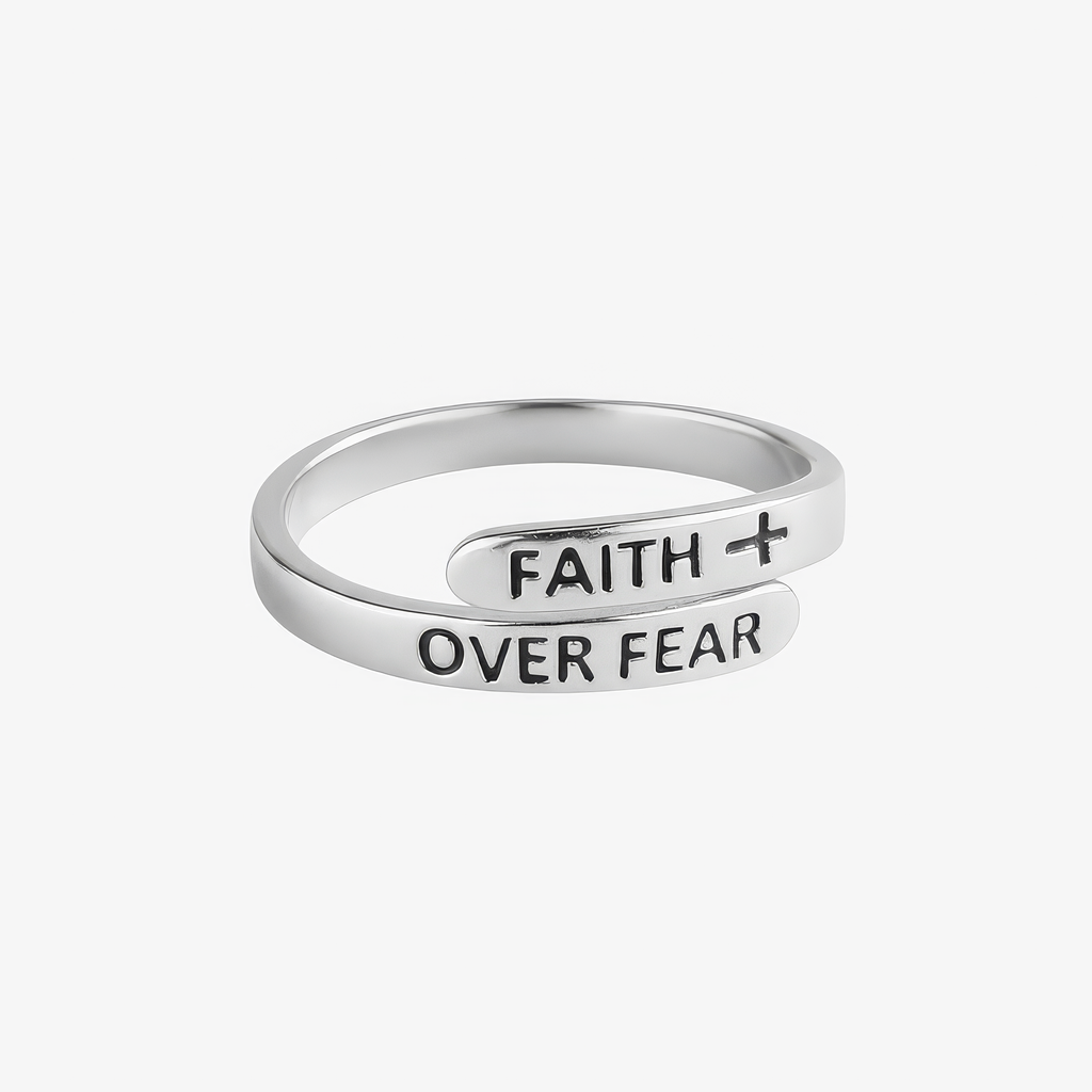 Faith Over Fear Ring