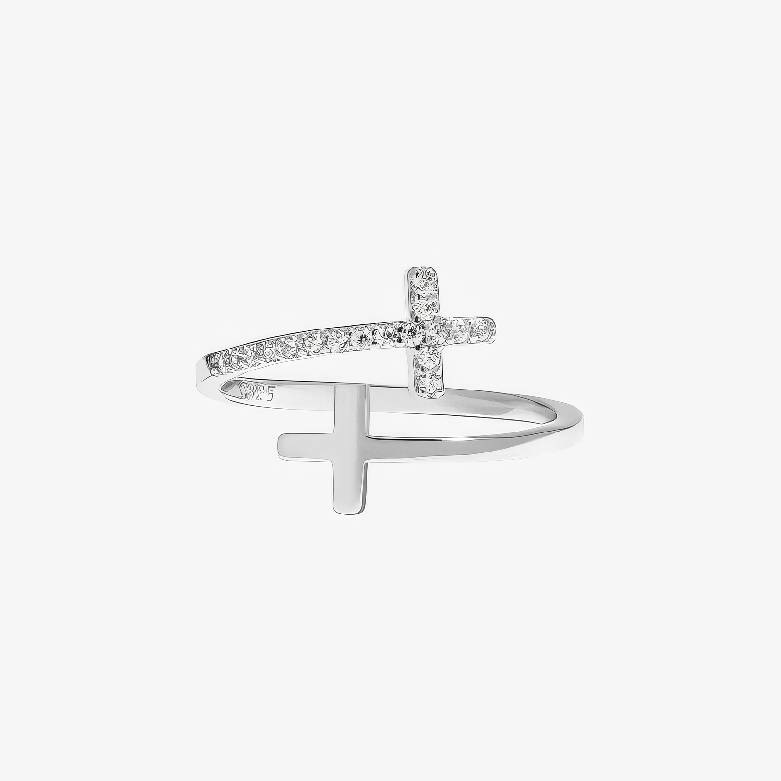 Wrapped Cross Ring
