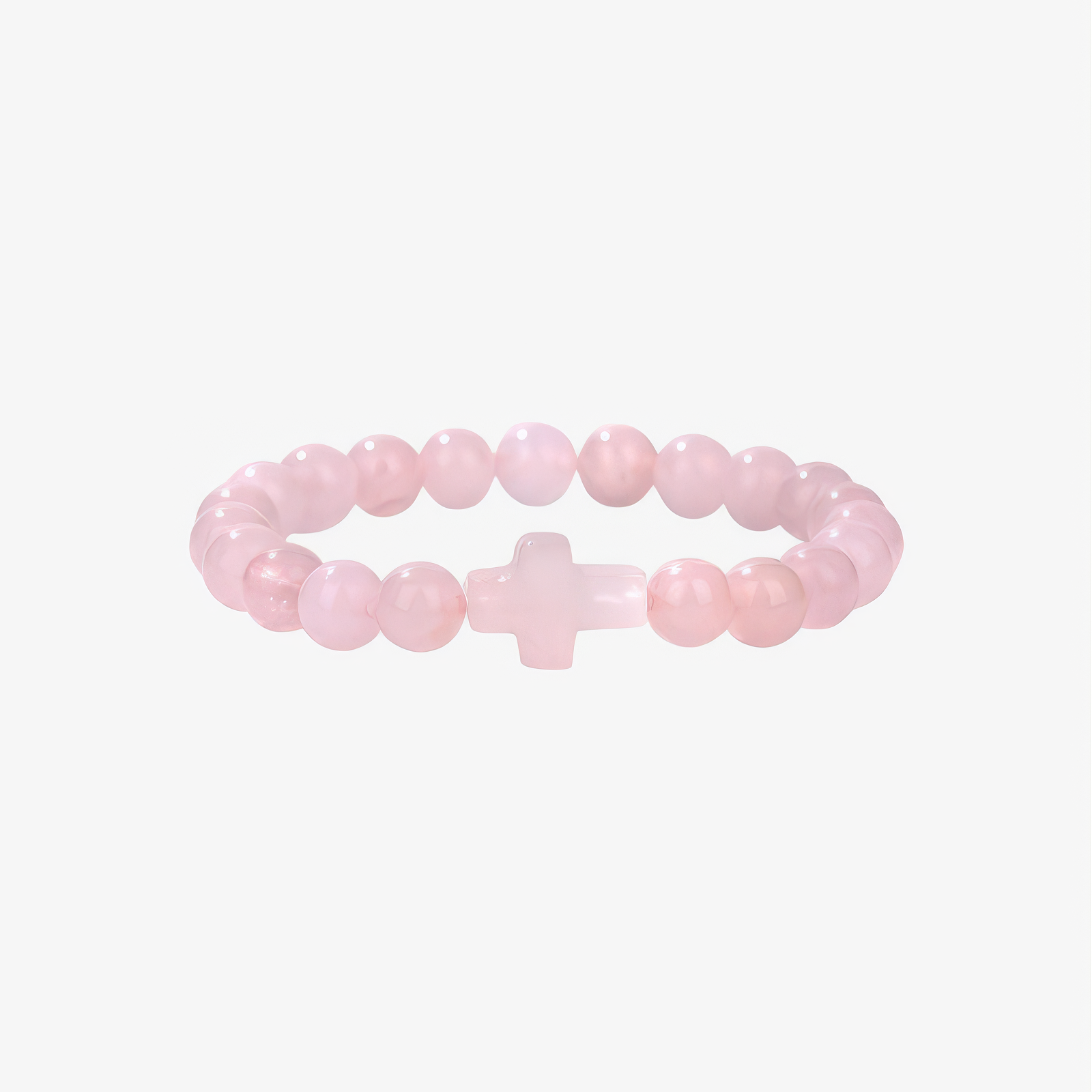 Pink Cross Bracelet