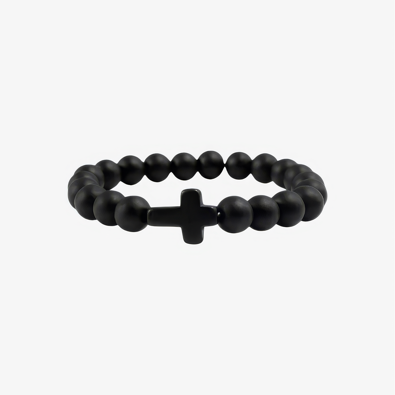 Black Cross Bracelet