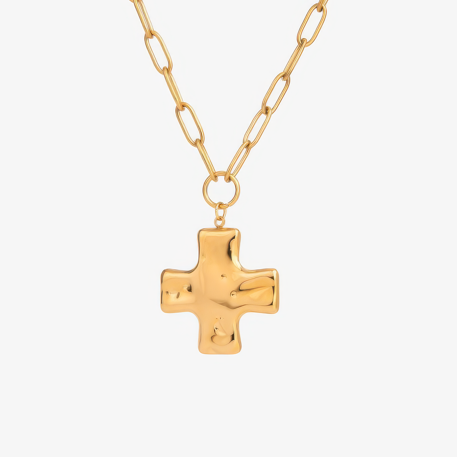 Chunky Cross Necklace