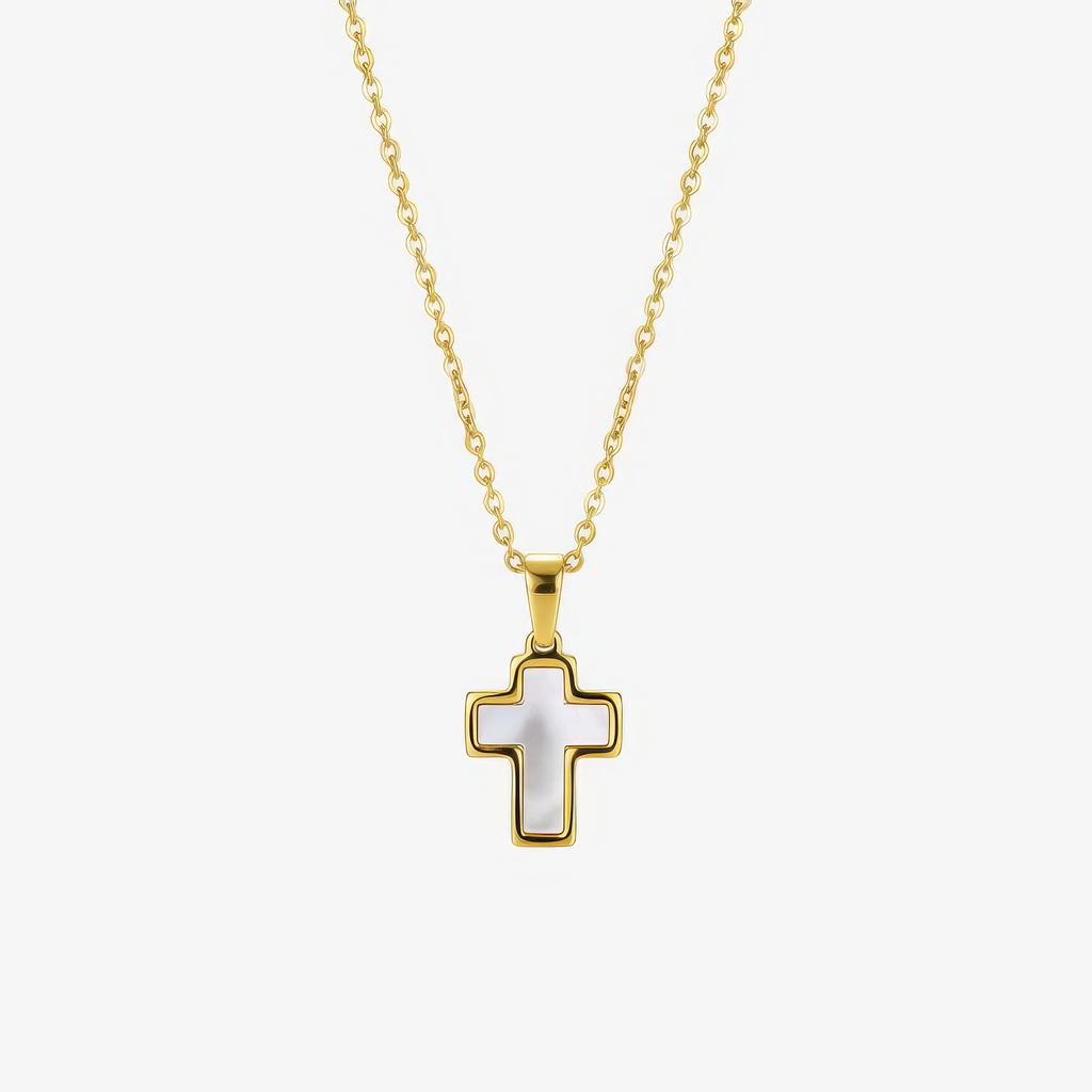 Shell Cross Necklace