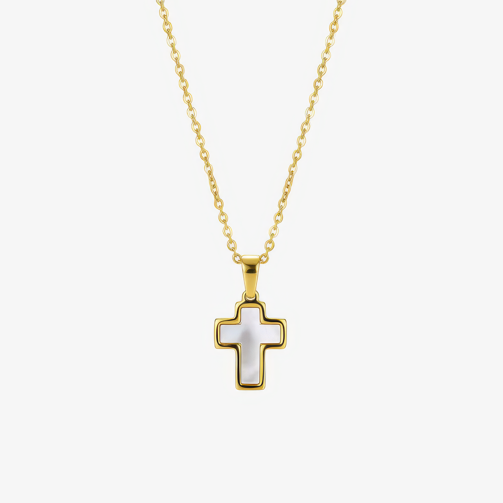 Shell Cross Necklace