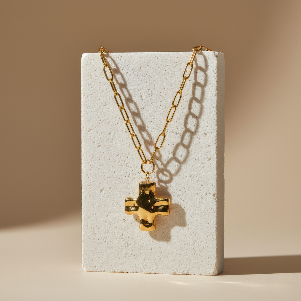 Chunky Cross Necklace