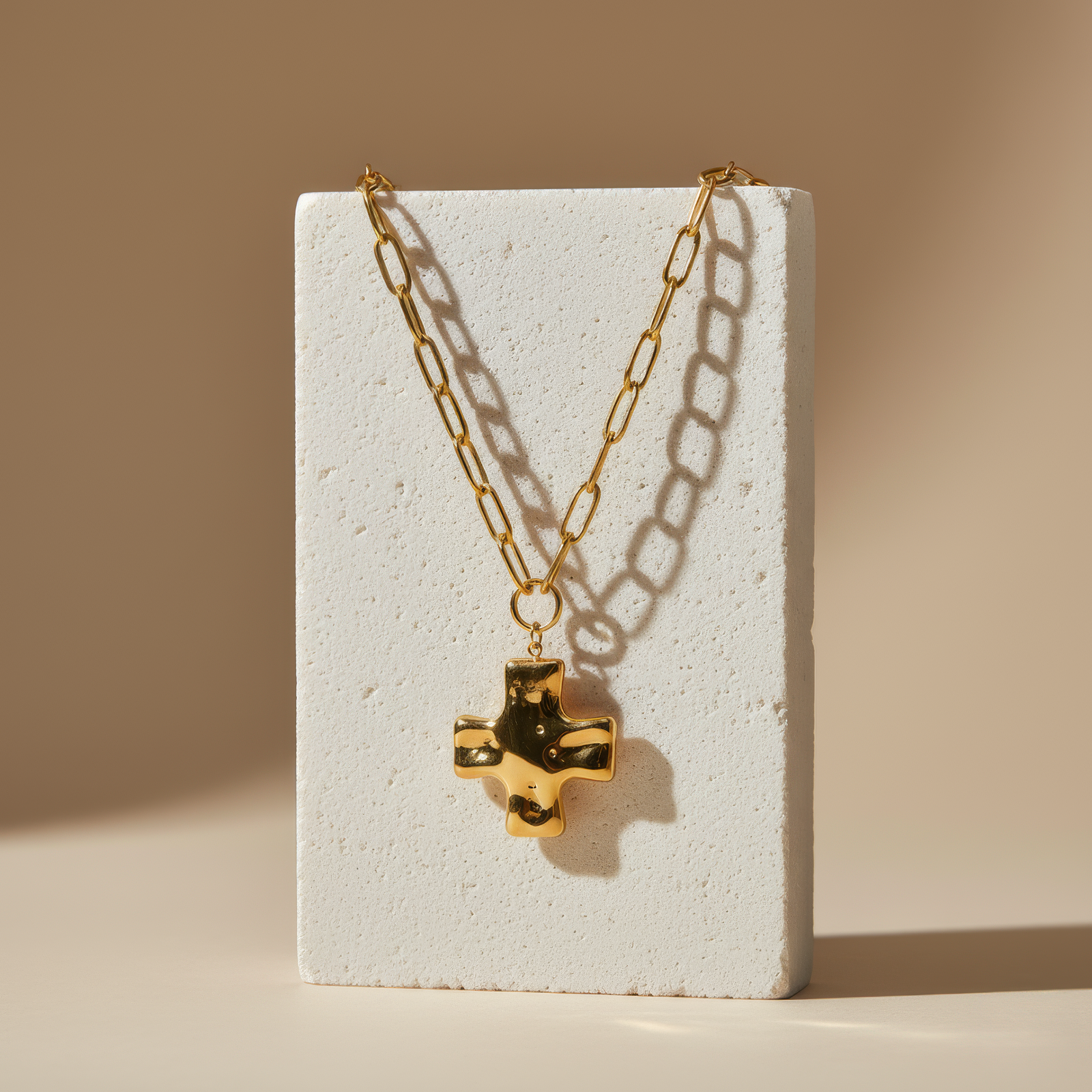 Chunky Cross Necklace