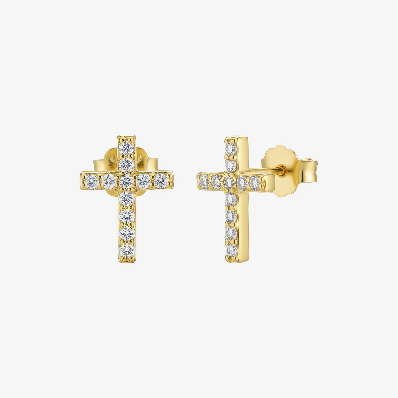Tiny Cross Studs