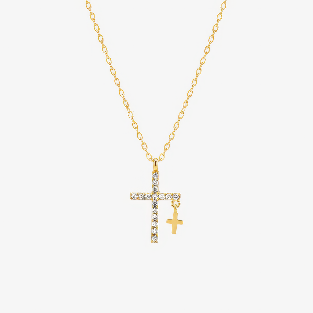 Dangle Cross Necklace
