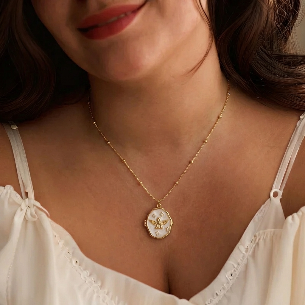Angel Locket Necklace