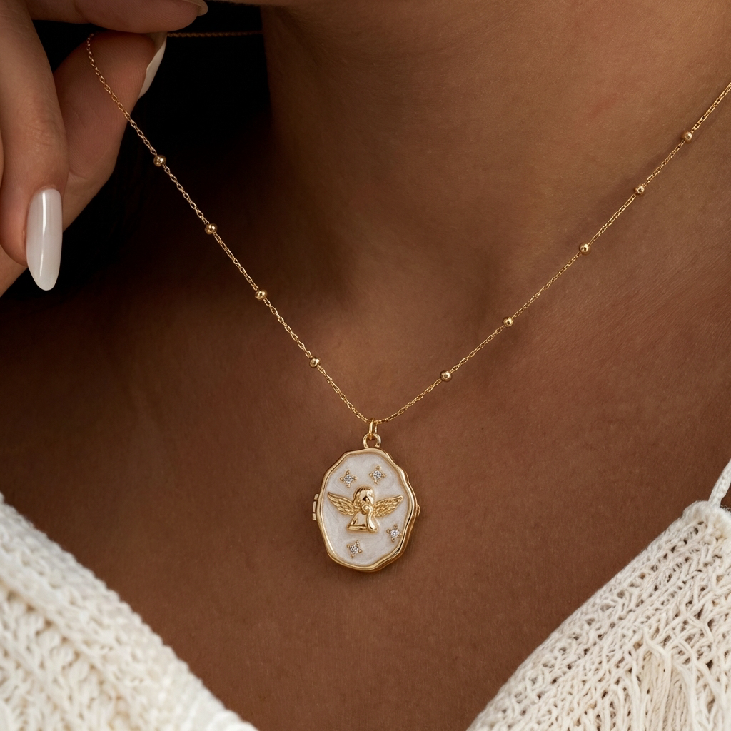Angel Locket Necklace