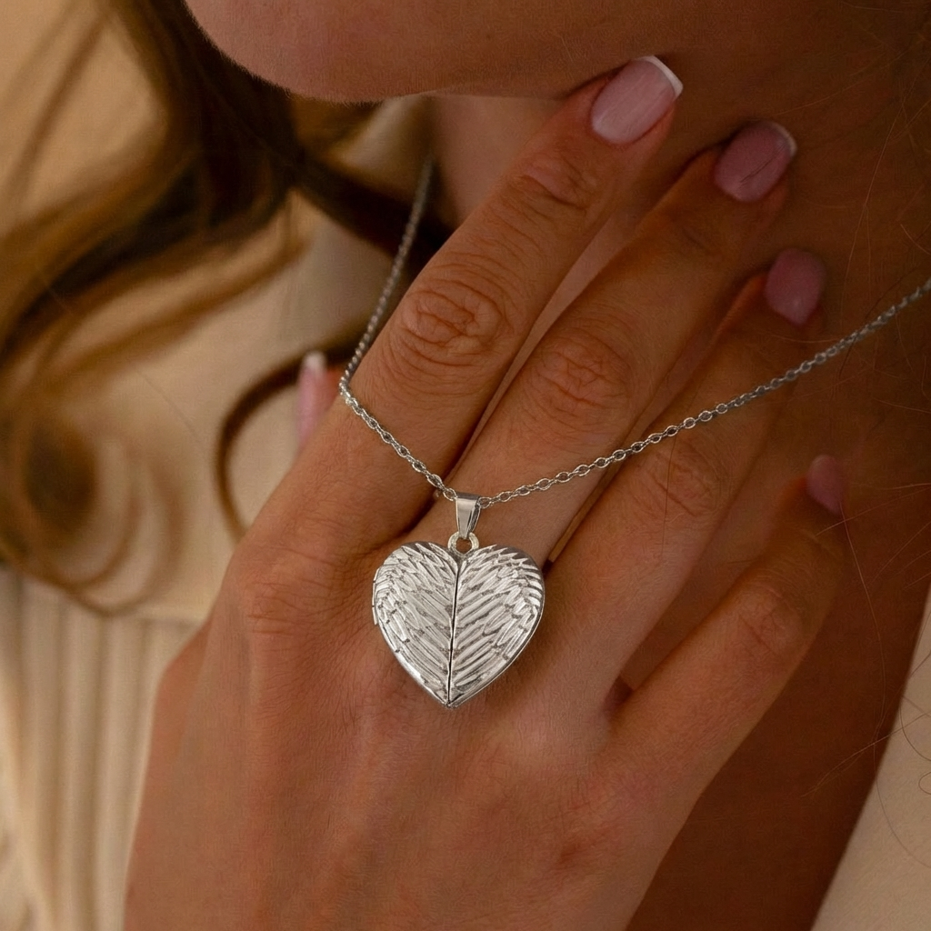 Angel Wings Locket Necklace
